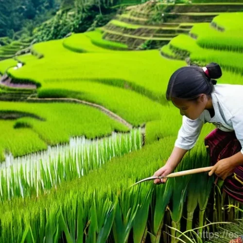 필리핀 바나우에 계단식 논의 전설 - **Prompt:** "A breathtaking panoramic shot of the Banaue Rice Terraces, sprawling across majestic Ph...