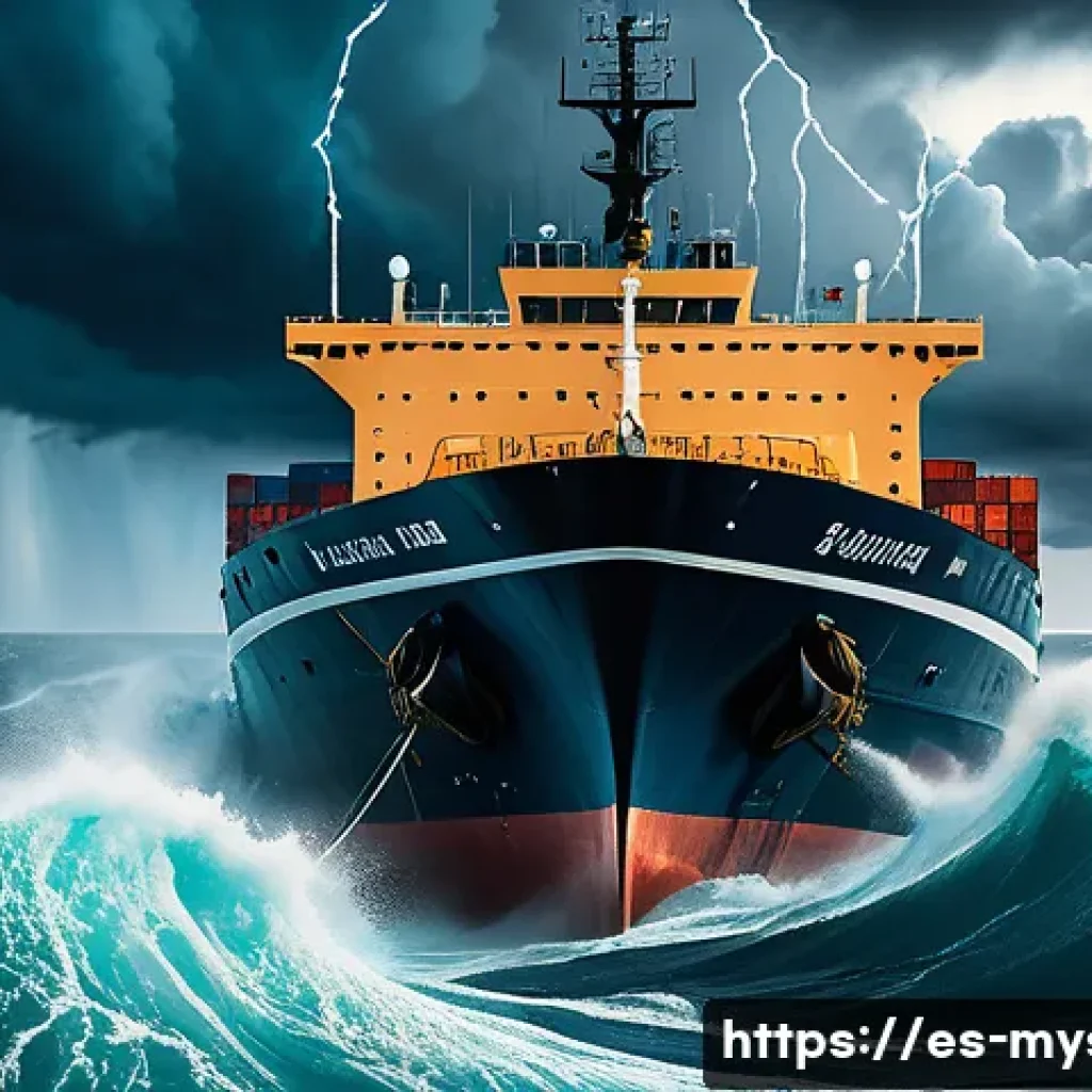 버뮤다 삼각지대 실종 사건 - A dramatic scene of the Bermuda Triangle&rsquo;s turbulent Atlantic Ocean with powerful underwater whirlpo...